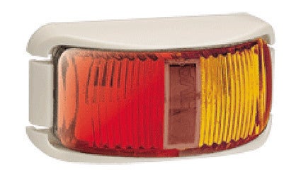Narva L.E.D Side Lamp Red/Amber - White Base