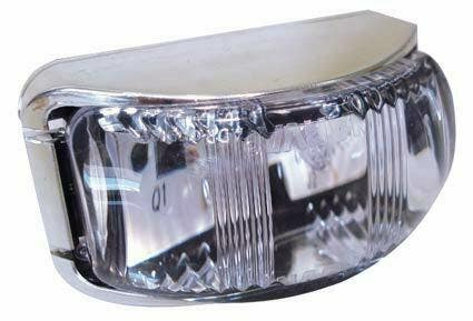 Narva L.E.D Front Lamp Amber - Chrome Base.