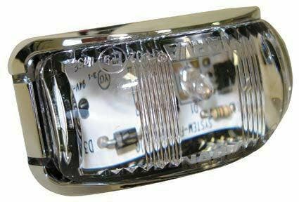 Narva L.E.D. Rear Lamp Red With Chrome Base