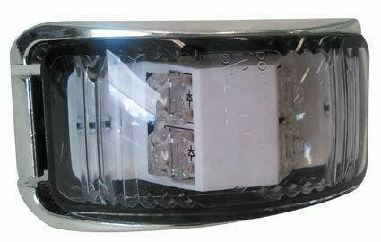 Narva L.E.D. Side Indicator Lamp Amber With Chrome Base