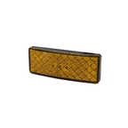 COAST RV 12-24V Low Profile LED Reflector - 100mm x 38mm - Amber