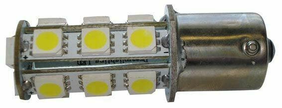 LED BA15S Replacement Bulb - Cool White - 2.7W