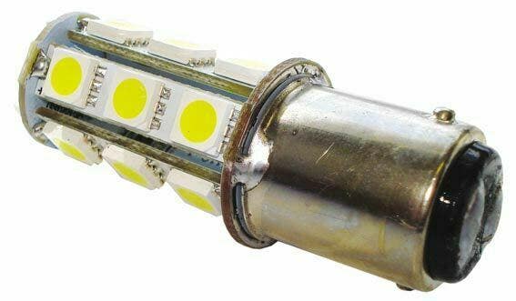 LED BA15D Replacement Bulb - Cool White - 2.7W