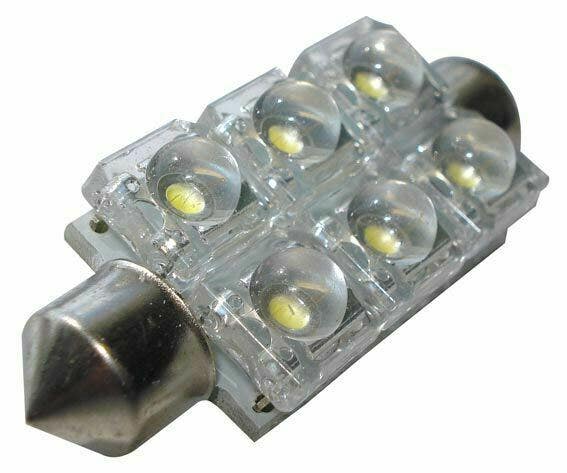 LED Festoon Replacement Bulb - Cool White - 0.54W