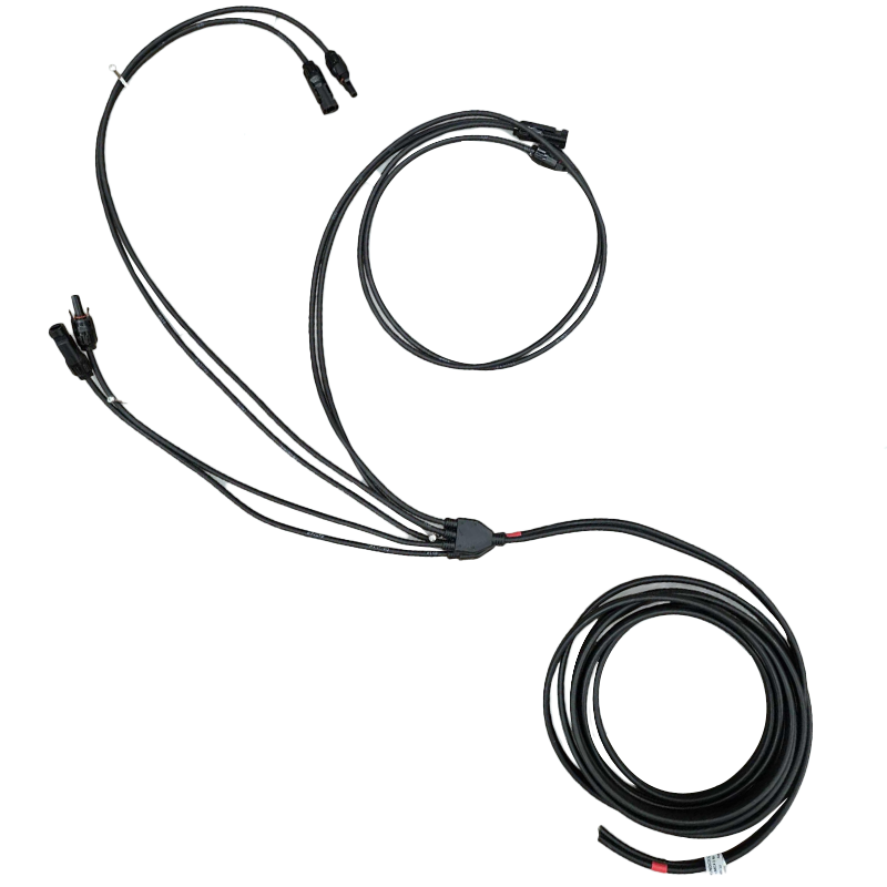 SPHERE MC4 Solar Staggered 1 to 3 Branch with 5m HD Extension