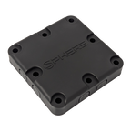 SPHERE Multiple Cable Entry Cover Plate. Black