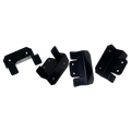 Sphere Solar Panel Mounting Bracket Kit - 4Pce Black with M6 NUT/BOLTS