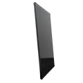 Sphere 210w V2 HIGH VOLTAGE Mono Crystalline Twin Cell  BLACK  Solar Panel - 670x1480x35mm