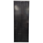 Sphere 250w HIGH VOLTAGE Mono Crystalline Twin Cell BLACK Solar Panel - 670x1850x35mm