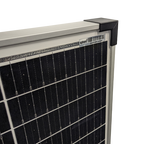 Sphere 100w Mono Crystalline Twin Cell Solar Panel. 670x780x35mm