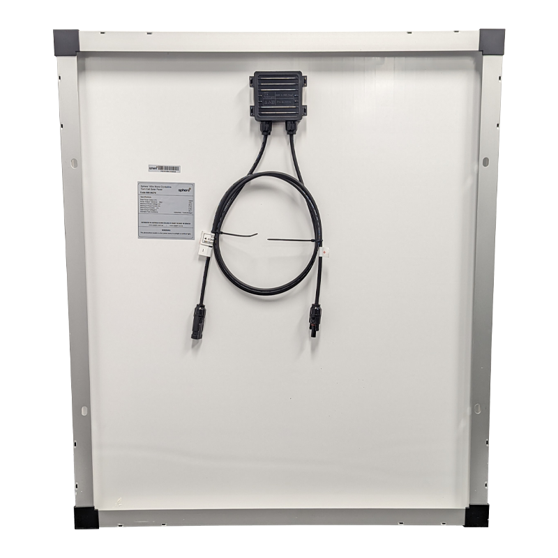 Sphere 100w Mono Crystalline Twin Cell Solar Panel. 670x780x35mm