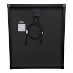 Sphere 100w Mono Crystalline Twin Cell BLACK Solar Panel. 670x780x35mm