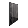 Sphere 130w Mono Crystalline Twin Cell BLACK Solar Panel. 670x1012x35mm