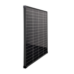Sphere 130w Mono Crystalline Twin Cell BLACK Solar Panel. 670x1012x35mm