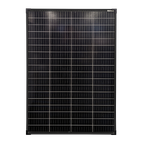 Sphere 130w Mono Crystalline Twin Cell BLACK Solar Panel. 670x1012x35mm