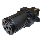 Narva Trailer Plug 6 Pin Small Round Plastic.