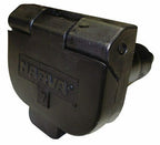 Narva Car Socket 7 Pin Small Round Plastic. Blister Pack.