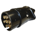 Narva Trailer Plug 7 Pin Large Round Plastic Blister Pack
