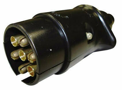 Narva Trailer Plug 7 Pin Large Round Plastic Blister Pack