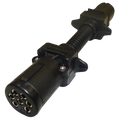 Narva Trailer Adaptor 7 Pin Round Car To 6 Pin Round Van