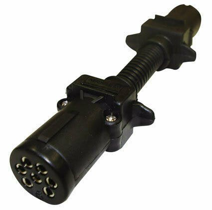 Narva Trailer Adaptor 7 Pin Round Car To 6 Pin Round Van