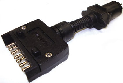 Narva Trailer Adaptor 7 Pin Flat Car To 7 Pin Round Van