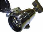 Narva Trailer Adaptor 7 Pin Flat Car To 7 Pin Large Round Van