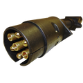 Narva Trailer Adaptor 7 Pin Large Round Car To 7 Pin Small Round Van