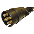 Narva Trailer Adaptor 7 Pin Large Round Car To 7 Pin Small Round Van