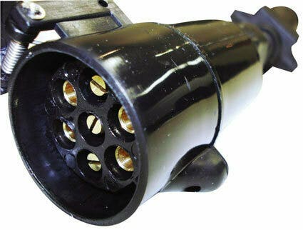 Narva Trailer Adaptor 7 Pin Small Rnd Car To 7 Pin Large Rnd Van