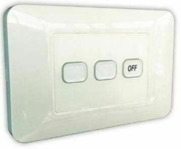 3-Gang Wireless Switch with Master Off