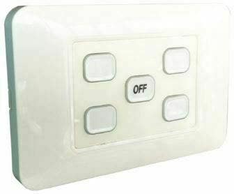 5-Gang Wireless Switch with Master Off
