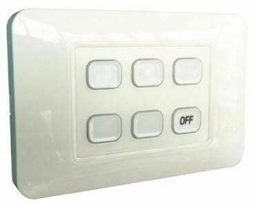 6-Gang Wireless Switch with Master Off