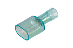 NARVA 6.3x0.8mm Trans-BLUE Male Blade TERMINAL t/s 4mm - 50 Per Box. 56112