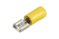 NARVA 6.3x0.8mm YELLOW Female Blade TERMINAL t/s 5-6mm - 100 Per Box. 56138
