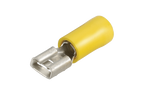 NARVA 6.3x0.8mm YELLOW Female Blade TERMINAL t/s 5-6mm - 100 Per Box. 56138