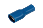 NARVA 6.3x0.8mm BLUE Female Blade TERMINAL t/s 4mm - 100 Per Box. 56144