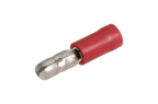 NARVA 4.0mm RED Male Bullet TERMINAL t/s 2.5-3mm - 100 Per Box. 56146