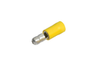 NARVA 5.0mm YELLOW Male Bullet TERMINAL t/s 5-6mm - 100 Per Box. 56155