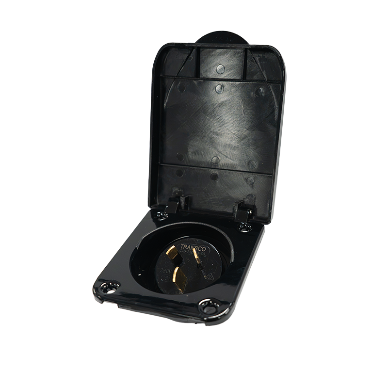 240V POWER INLET SOCKET 15A IN Black .IL15/B