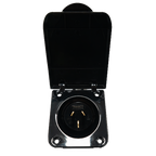 240V POWER INLET SOCKET 15A IN Black .IL15/B