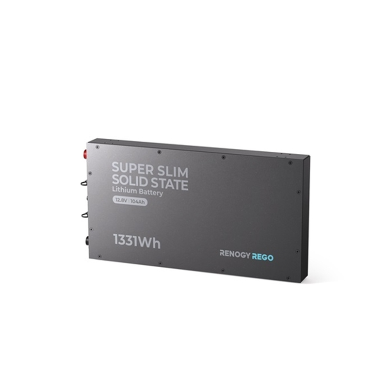 RENOGY REGO | 12.8V 104Ah Slim & Solid State Smart Battery