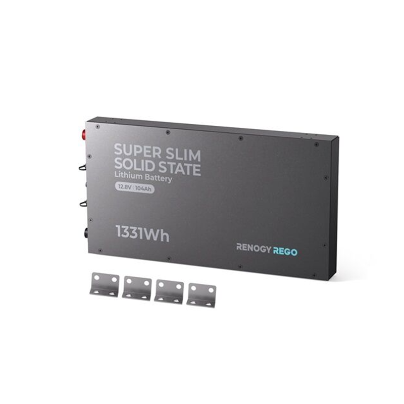 RENOGY REGO | 12.8V 104Ah Slim & Solid State Smart Battery