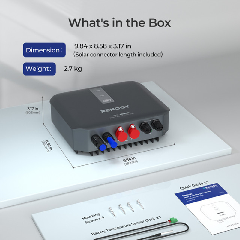 RENOGY REGO | 12/24/36/48V 30A MPPT Solar Charge Controller