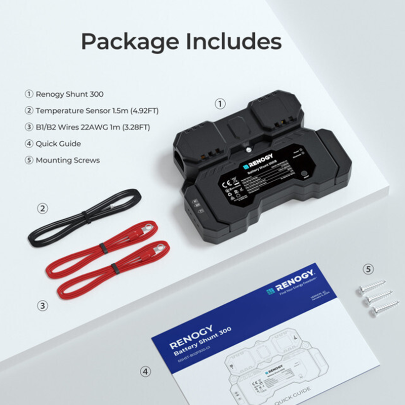 RENOGY CORE | Battery Shunt 300 (AU MODEL).