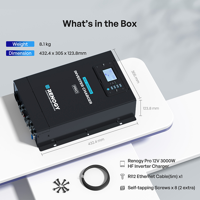 RENOGY PRO | 12V 3000W HF Inverter Charger