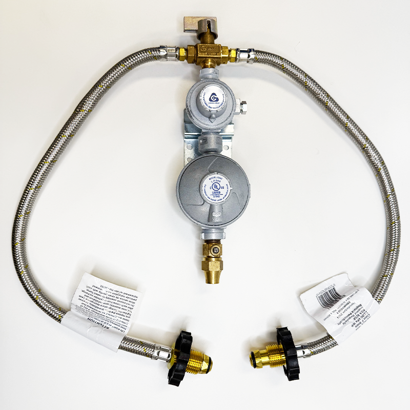 Dual Gas Cylinder Regulator Kit