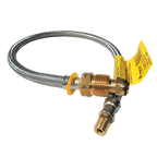8mm S/S Flexible Hose 600mm For Double Bottle Kits