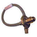 S/S Flexible Hose 450mm For Single Gas Bottle
