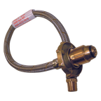 S/S Flexible Hose 450mm For Single Gas Bottle